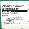 BOSTON SCIENTIFIC REF H74939401103750, Wolverine Coronary Cutting Balloon MONORAIL Microsurgical Dilatation Device, EXP 2021
