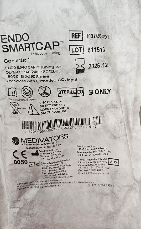 MEDIVATORS ENDO SMARTCAP 100145C02EXT ENDO SMARTCAP TUBING, IN-DATE