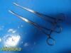 INTEGRA Lot of 2  Jarit 305-200 Pennington Tissue Forceps; Straight; 8¼