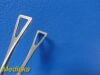 INTEGRA Lot of 2  Jarit 305-200 Pennington Tissue Forceps; Straight; 8¼