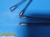 INTEGRA Lot of 2  Jarit 305-200 Pennington Tissue Forceps; Straight; 8¼