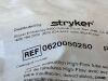 STRYKER PneumoClear Smoke Evacuation High Flow Tube Set  0620-05-0250   Exp.2025-01 to 2027-02  (T23/W72/N29/Y11) Pneumoclear CO2