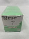 ETHICON 2870G Suture, Size 10-0, 5 in. Length, Black, Nylon, Polyamide 6, Monofilament, 3/8 Circle, 3.8 mm Needle Length