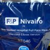 FISHER & PAYKEL REF RT046M, NON-VENTED HOSPITAL FULL FACE MASK , STANDARD ELBOW VERSION, MEDIUM, EXP 2024-03