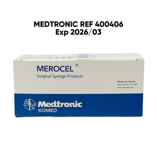 MEDTRONIC REF 400406 MEROCEL ® Surgical Sponge Products, Pope Epistaxis Packing, 10 cm, Exp 2026/03