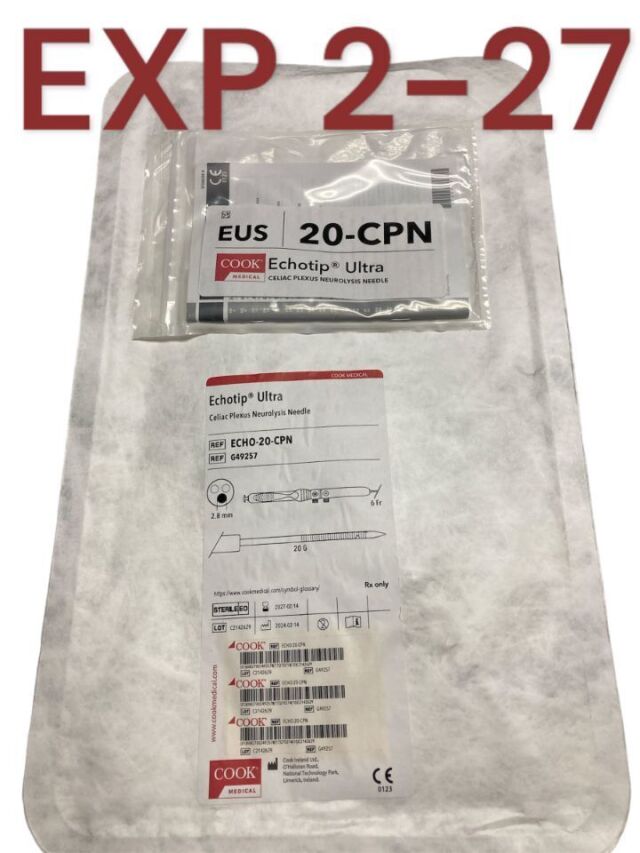 COOK G49257 Echotip Ultra Celiac Plexus Neurolysis Needle 2.4mm