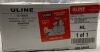 U-LINE S-15509 (Box of 100) High Density Trash Bags, Red, Biohazard 44-55 gal, 2.0 mil