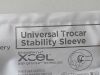 ETHICON Trocar 5x100mm Endopath Xcel Bladeless Stability Sleeve  2CB5LT   Exp.2028-06 to 2029-04 (H56/K5/K31/Q33/T31/V31/Y15) Universal Trocar
