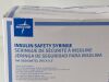 MEDLINE 2 Boxes  (100/Box) Insulin Safety Syringe  SYRSI101292   Exp.2028-10 & 2029-04  (J19) Insulin Safety Syringe