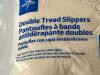 MEDLINE Lot of 8 Pairs Double Tread Slippers  XXL  (F9) Double Tread Slippers
