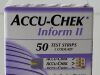 ROCHE 2 Bottles (50/bottle)  Accu-Chek Inform II  670942  Exp.2025-03  (F9) Accu-Chek Inform II