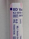 BD Lot of 156 Vacutainer K2 EDTA 10.8mg  367899   Exp.2024-03  (H26) Vacutainer K2 EDTA 10.8mg