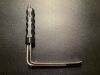 ELMED 9821F Fiber Optic Plastic Surgery Retractor, 1" X 6"