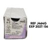 ETHICON REF J464G Coated VICRYL SUTURE, 4-0 (1.5 Ph. Eur.) P-3, EXP 2027/06
