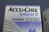 ROCHE Qty. of (9) Ref: 05213509001 Accu-Chek Inform II Control, For use with ACCU-CHEK Inform ll and ACCU-CHEK Performa, Exp. 02/2023