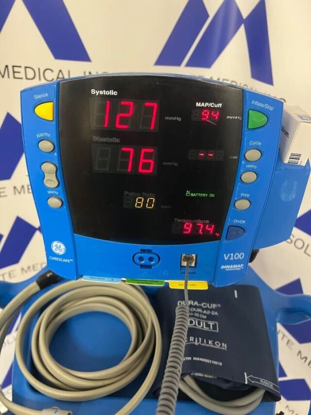 GE V100 Oximeter - Pulse