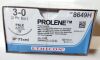 ETHICON 8649H , 3-0 30IN PROLENE* (POLYPROPYLENE) BLUE MONOFILAMENT SUTURE, FSLX 36MM 3/8C REVERSE CUTTING NEEDLE (BOX/36) 2028/10/31 Sutures