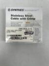 SYNTHES 298.800.01S STAINLESS STEEL CABLE with CRIMP, 1mm