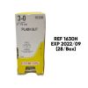 ETHICON REF 1630H PLAIN GUT 1630H PS-2 19 mm 3/8c Reverse Cutting, 3-0 (3.0 metric) 27