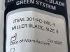 CURAPLEX Lot of 2 Miller 3  301-FO-MIL 3  Exp.2025-10  (N6)