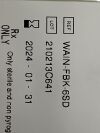 ASAHI Fubuki  WAIN-FBK-6SD   Exp.2024-01  (Z3) Fubuki