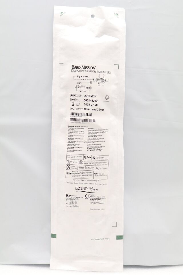 BARD 2010MSK | | BOX OF 5 | Mission Disposable Core Biopsy Instrument Kit