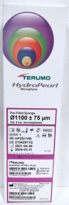 TERUMO HP2S1100 HydroPearl Microspheres Pre-Filled Syringe 01100 + 75um Vol 2mL #P1 (Expired 2024/03)
