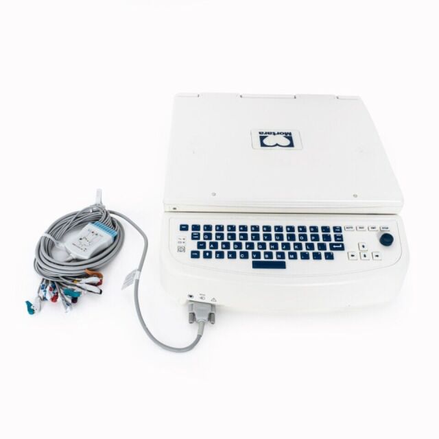 MORTARA Eli 350 12-Lead EKG Electrocardiograph Machine w. Leads K10-HP-PO ECG unit