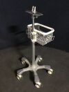 Dye Injector Monitor Stand:  Includes Basket