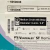 BARD REF 5950008  MESH VENTRALEX ST HERNIA PATCH, MEDIUM CIRCLE W/STRAP 6.4CM  EXP 2020/09