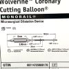BOSTON SCIENTIFIC REF H74939401063000, Wolverine Coronary Cutting Balloon MONORAIL R Microsurgical Dilatation Device, EXP 2022-06