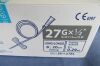 TERUMO Qty. of (59) Ref: SV-27EL SURFLO Winged Infusion Set 27Gx1/2", 8", 20cm Tubing, Exp. 11/2022