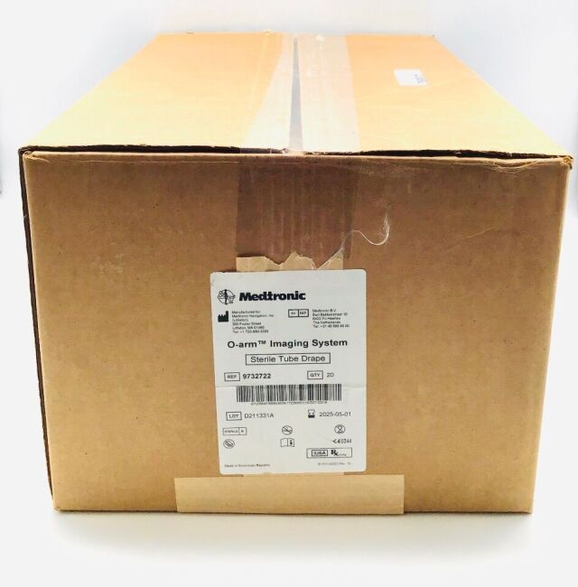 MEDTRONIC 9732722 O-arm Imaging System Sterile Tube Drape - Box of 20