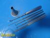 CODMAN Lot of 6  Integra Miltex Assorted Ear Curettes W/ 1X Storz Speculum