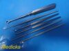 CODMAN Lot of 6  Integra Miltex Assorted Ear Curettes W/ 1X Storz Speculum