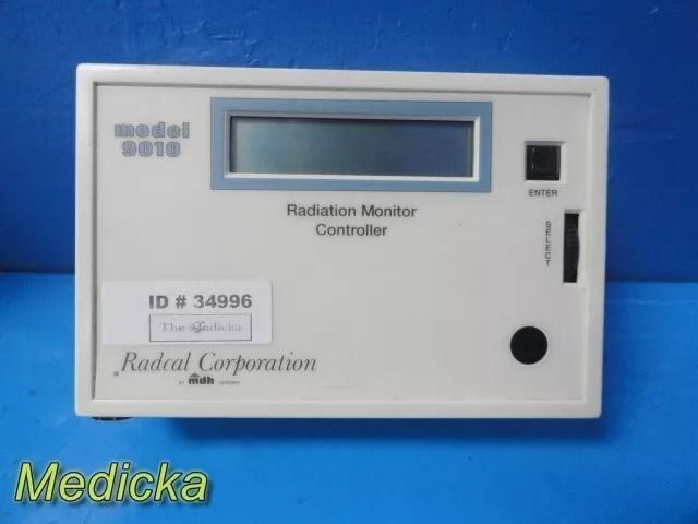 Radcal 9010 Radiation Monitor Controller W/ Electrometer,Probe,Stand,Manual