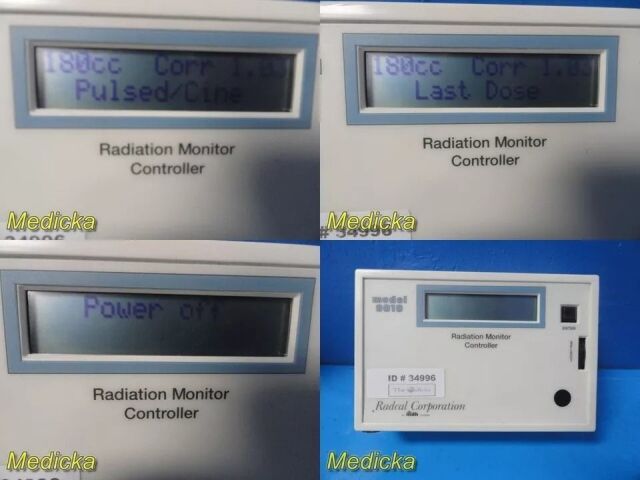 Radcal 9010 Radiation Monitor Controller W/ Electrometer,Probe,Stand,Manual