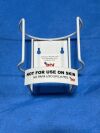PDI Q51510 SANI-BRACKET Single L/XL Canister Wall Brackets (10/CA)