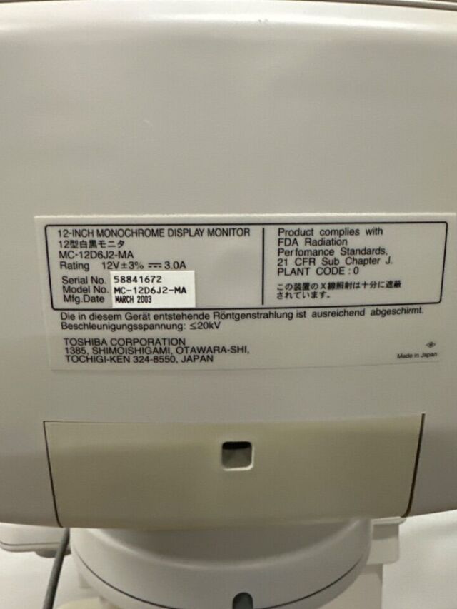 TOSHIBA Nemio SSA-550A Ultrasound - DOM 2003