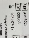 AVENU MEDICAL Ellipsys  AMI6005   Exp.2021-07  (M21) Ellipsys