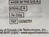 SYNOVIS Coupler 1.5mm  GEM2751   Exp.2024-06  (M22) Coupler 1.5mm