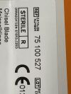 SMITH & NEPHEW Chisel Blade  75100527   Exp.2023-04  (M22) Chisel Blade