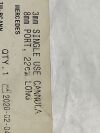 MICRO-AIRE Lot of 2 Single Use Cannula 3mm  PAL-304LS   Exp.2024-02 &2024-07  (M50/M52) Single Use Cannula 3mm