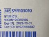 MEDLINE Lot of 58 Disposable Syringe 3mL  SYR103010   Exp.2028-10  (M49) Disposable Syringe 3mL