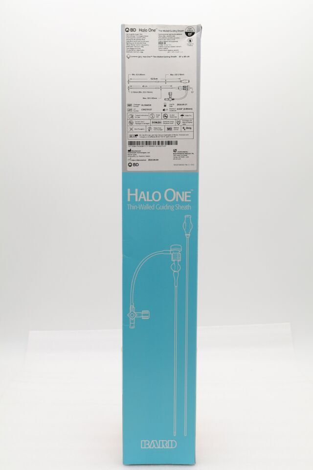 BD HLO64535 | | EXPIRED | BARD HALO ONE THIN-WALLED GUIDING SHEATH 6F X 45CM, 0.035"