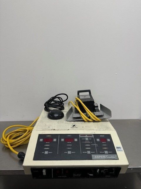 CONMED Zimmer Aspen Labs Excalibur ESU with Footswitches Electrosurgical Unit