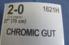 ETHICON Ref: 1621H Chromic Gut, 2-0, 27in PS-2 Reverse Cutting, (Box of 34) Exp. 06/2024 Sutures