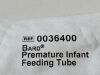 BARD Premature Infant Feeding Tube  0036400   Exp.2024-05  (Y15) Premature Infant Feeding Tube