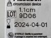 MABIS Lot of 25 PlastiBell  1.1cm  Exp.2024-04  (Y14) PlastiBell