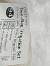 BRAUN Lot of 20 Two-Bag Irrigation Set  313003  (Y12) Two-Bag Irrigation Set